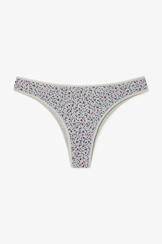 Ditsy Dance Floral Medium Waist 3in1 Brazilian - 3