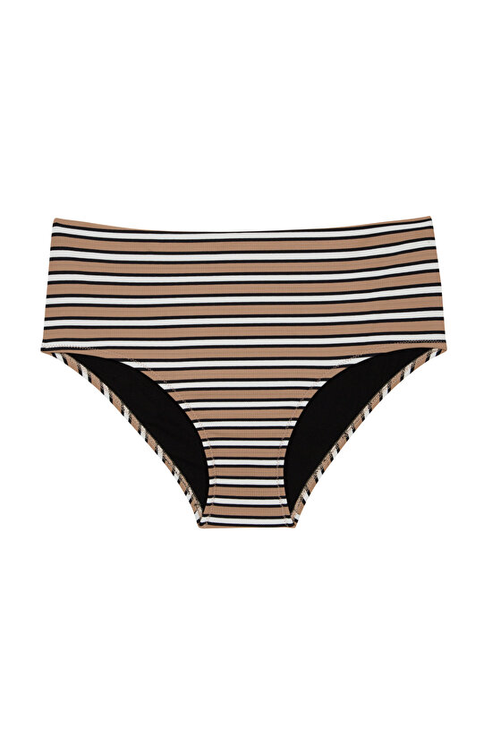 Çok Renkli Tiffany High Hipster Bikini Altı - 5