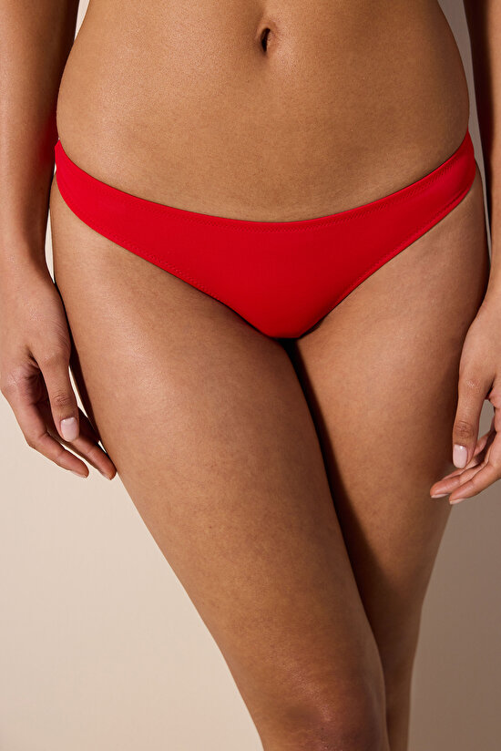 Cheeky Red Bikini Bottom - 1
