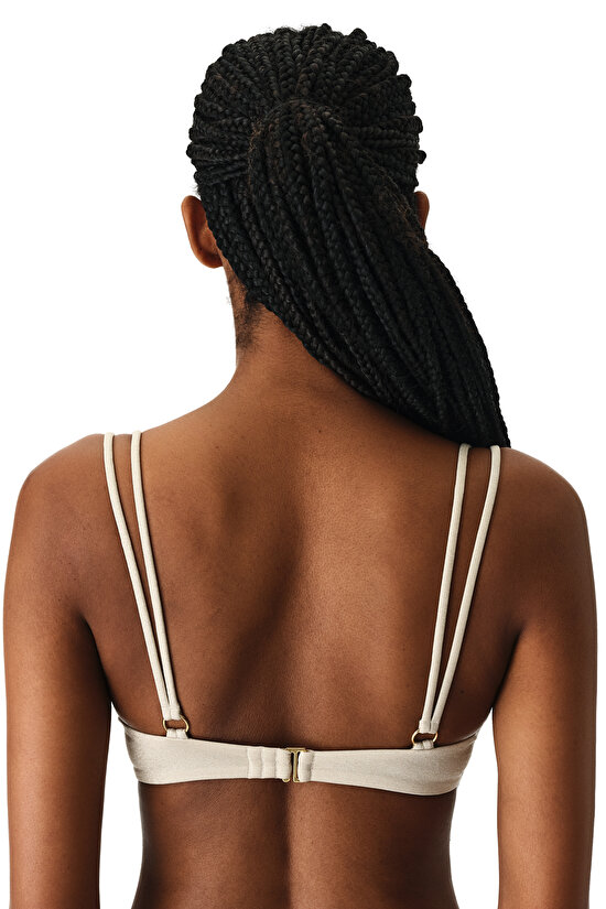 Beige Devon Underwire Bikini Top - 2