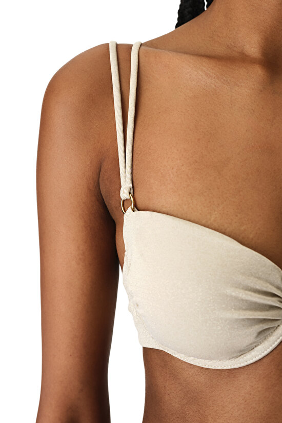 Beige Devon Underwire Bikini Top - 4