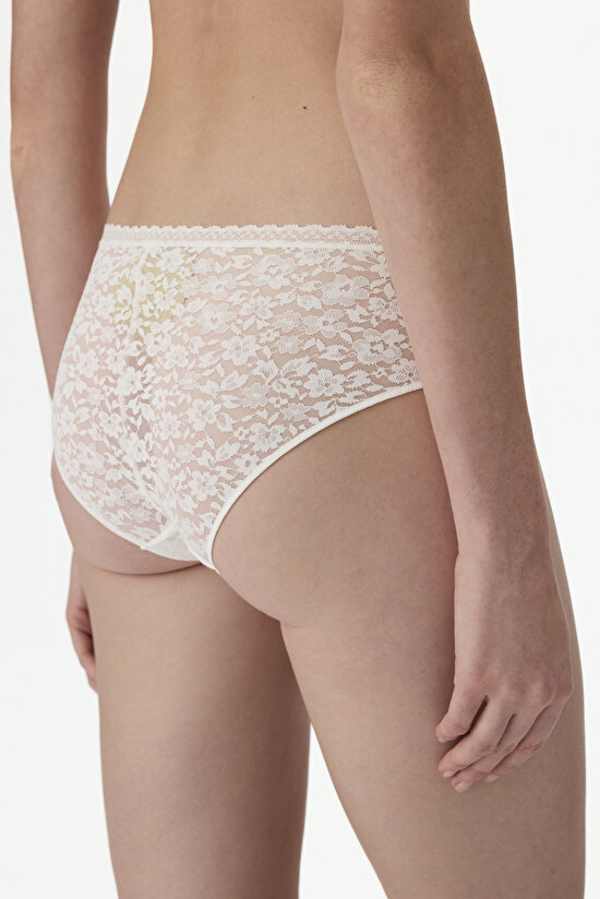 Ekru Easy Lace Hipster Külot - 1