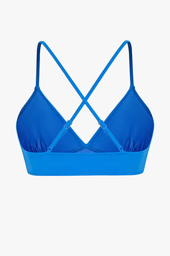 Okyanus Mavi Bralet Bikini Üstü - 7