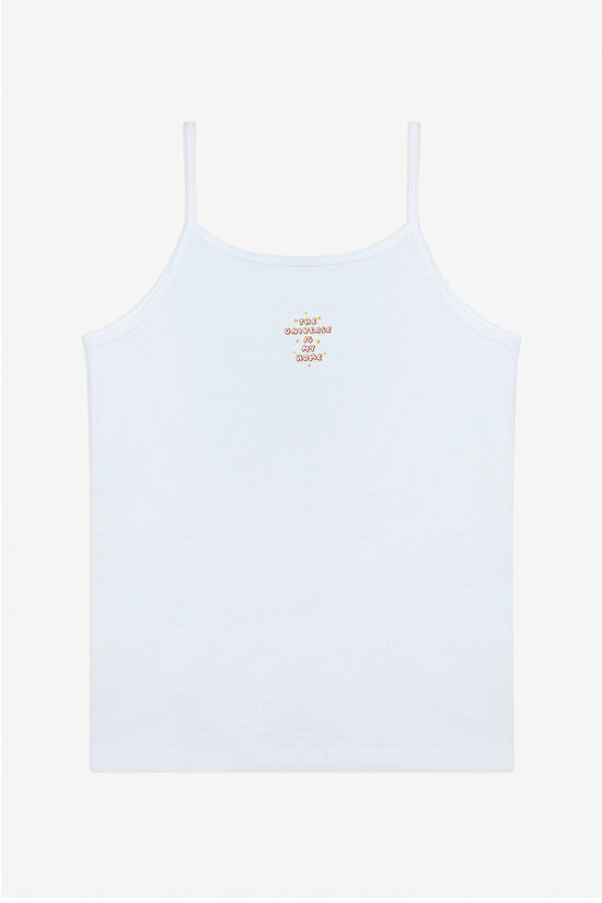 Kız Çocuk Universe Pamuklu 2li Çok Renkli Atlet - 3