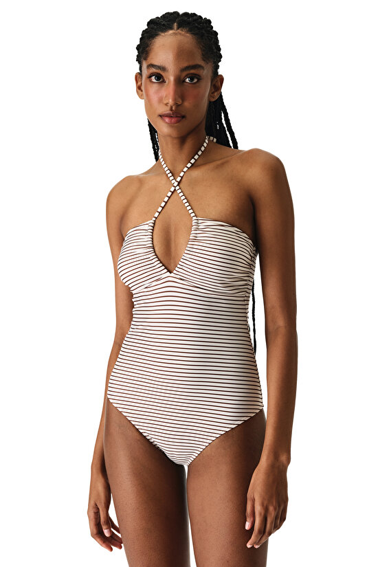 Multicolor Kylee Bandeau Swimsuit - 1