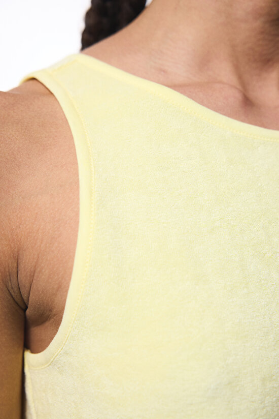 Towel Yellow Dress - 4