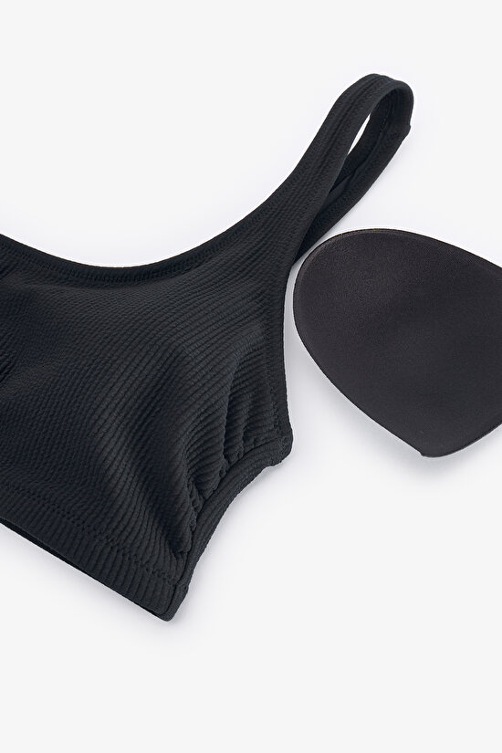 Black Aspen Bra Bikini Top - 7