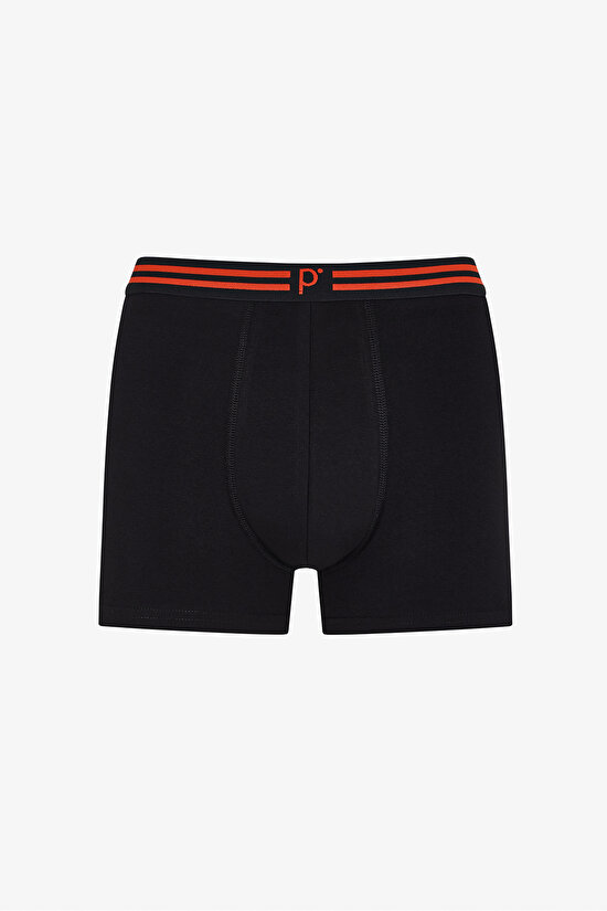 Man Multicolor Solid Black Multi Boxer - 6