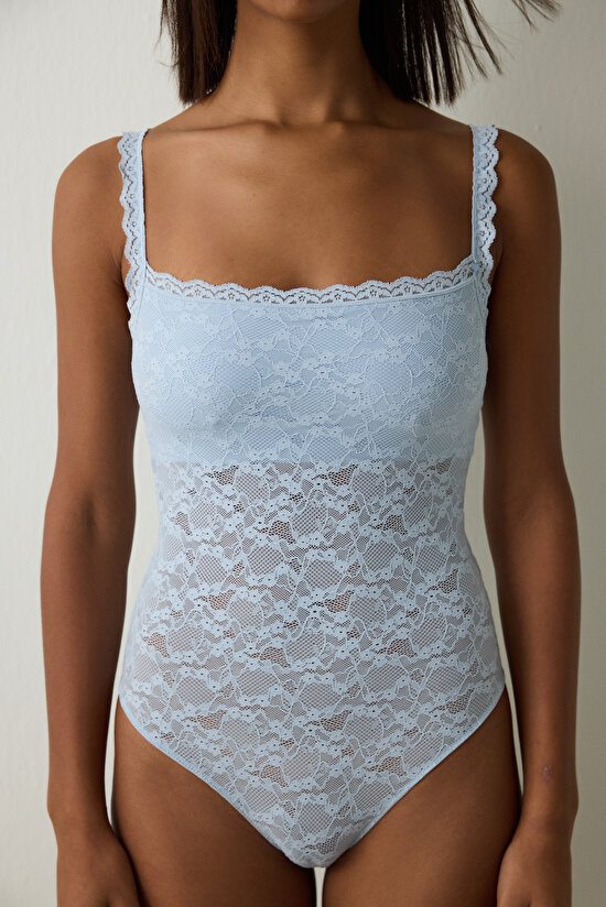 Açık Mavi Kare Yaka Balensiz Çıkarılabilir Kaplı Bodysuit Açık Mavi Kare Yaka Balensiz Çıkarılabilir Kaplı Bodysuit - 4