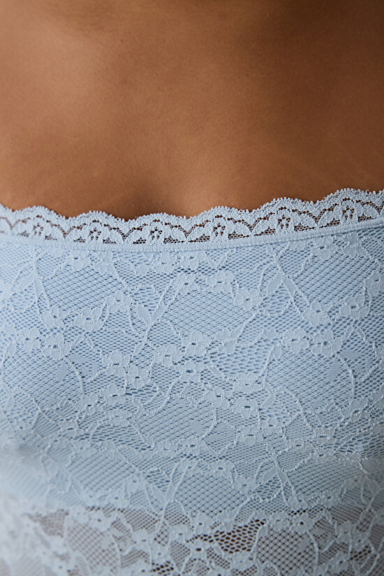 Açık Mavi Kare Yaka Balensiz Çıkarılabilir Kaplı Bodysuit Açık Mavi Kare Yaka Balensiz Çıkarılabilir Kaplı Bodysuit - 6