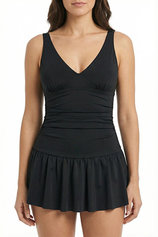 Siyah Etekli Mayo - 1