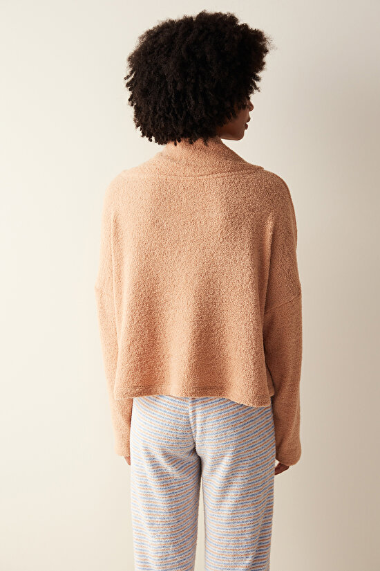 Cozy Solid Sweatshirt PJ Top - 5