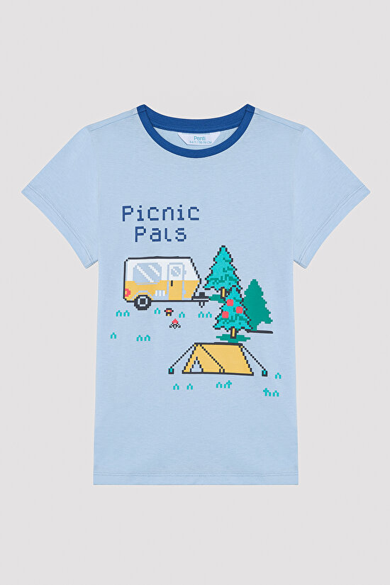 Erkek Çocuk Camping Çok Renkli 2li Pijama Takımı - 3
