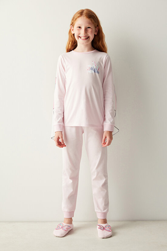 Kız Çocuk Fairy Wings Uzun Kollu Pijama Takımı - 2