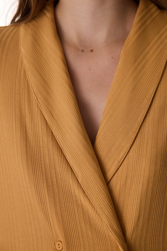 Cinnamon Margot Solid Rib Pants Pajama Set - 4