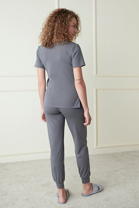 Dark Grey Mama Stone Tshirt - 5