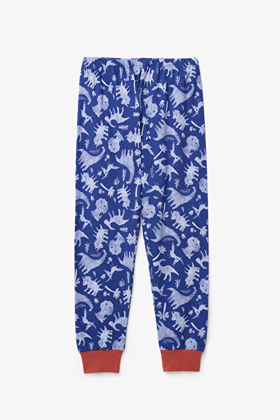 Boys Wild Dark Blue PJ Set - 3