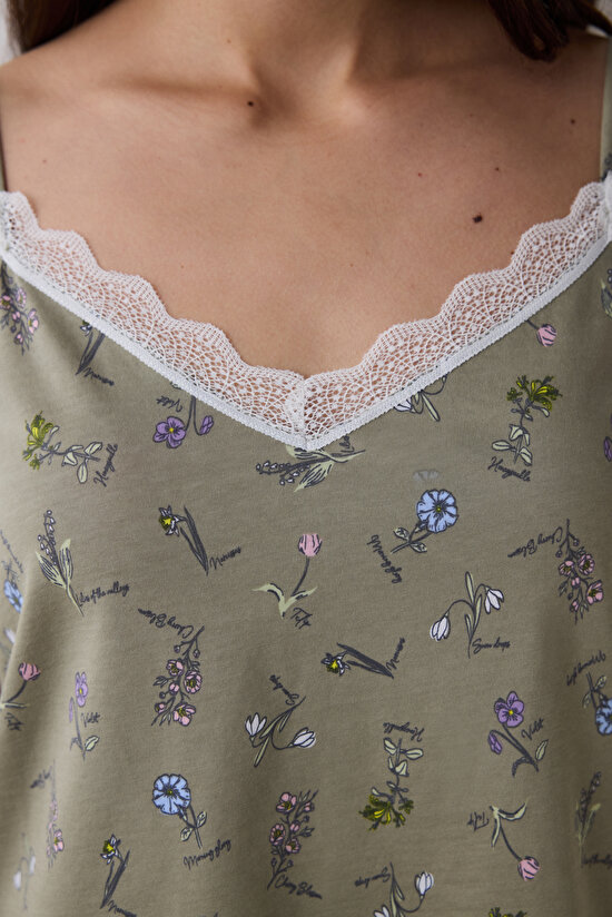 Iris Printed Şortlu Pijama Takımı - 3