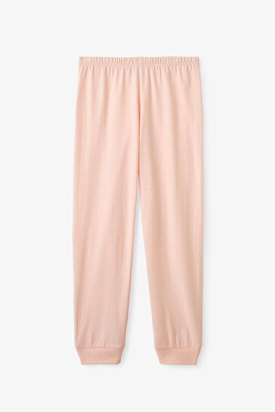 Ekru Kız Çocuk Fast Cat 2'li Pijama Takımı - 4