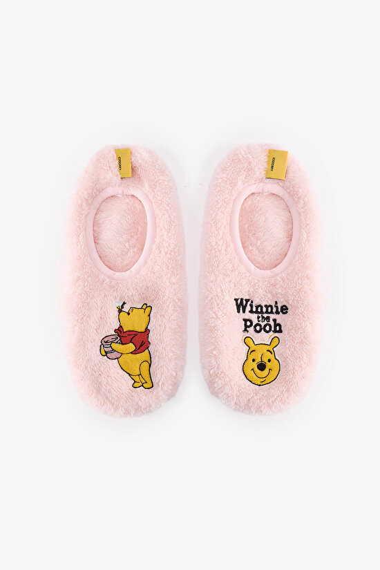 Pembe Winnie The Pooh Ayı Desenli Çetik - 2