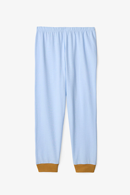 Erkek Çocuk Let's Play Oyun Desenli Pamuklu Uzun Kollu 2'li Pijama Takımı - 4