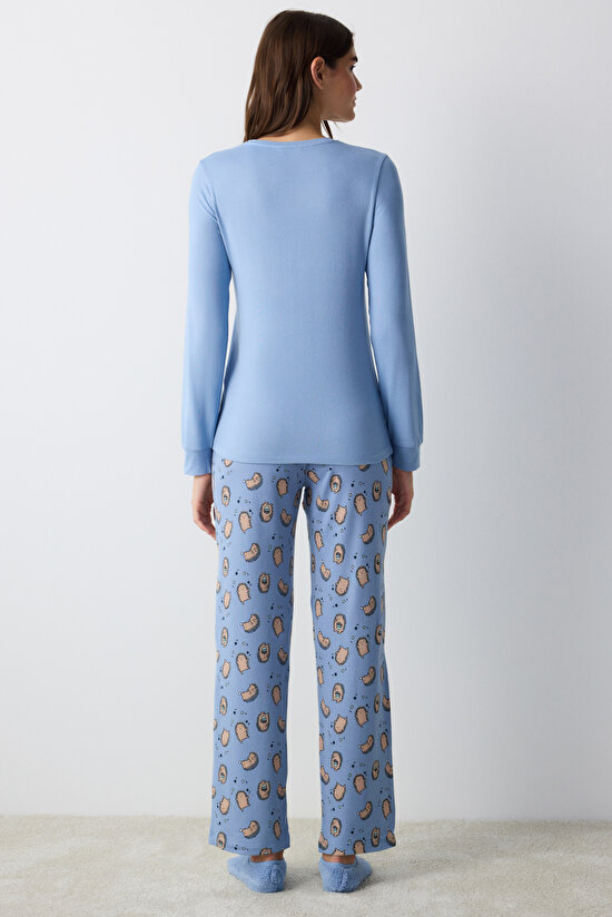 Have Fun Açık Mavi Pijama Üstü - 5