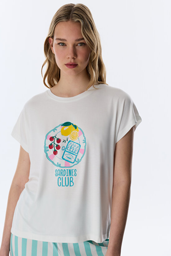 Off-White Hailey T-Shirt Pajama Top