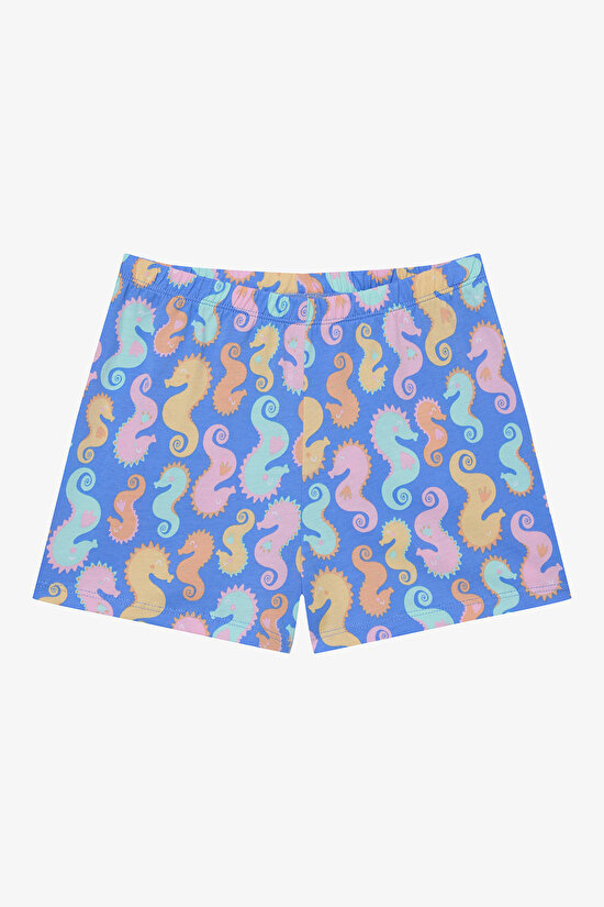 Kız Çocuk Seahorse Pamuklu Pijama Takımı - 3