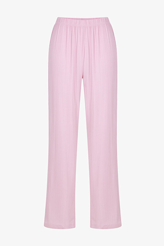 Pembe Alia Pink Gömlek Pantolon Pijama Takımı - 3