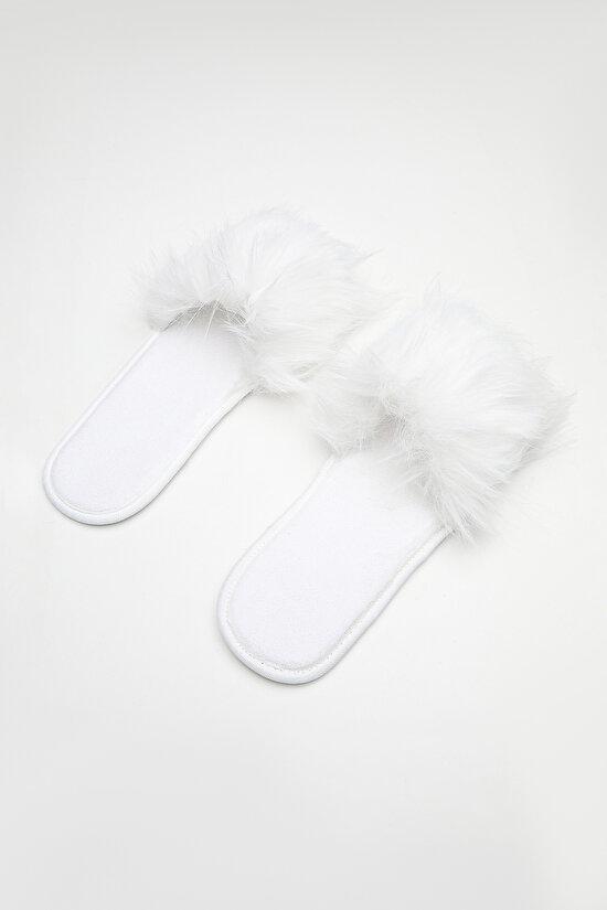 Hannah Kırık Beyaz Terlik - 3