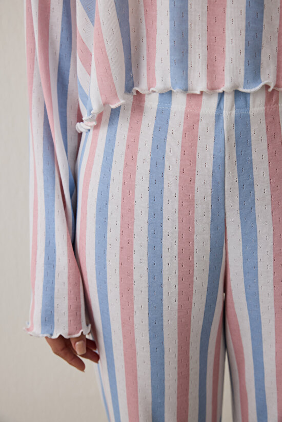 Moonlight Bisiklet Yaka Termal Etkisi Pijama Takımı Moonlight Bisiklet Yaka Termal Etkisi Pijama Takımı - 4