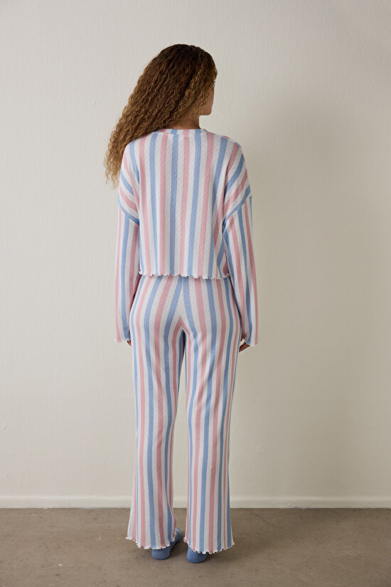 Moonlight Bisiklet Yaka Termal Etkisi Pijama Takımı Moonlight Bisiklet Yaka Termal Etkisi Pijama Takımı - 5