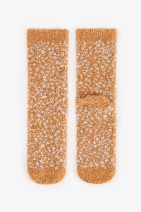 Beige Gaia Polka Dot Ankle Socks - 2