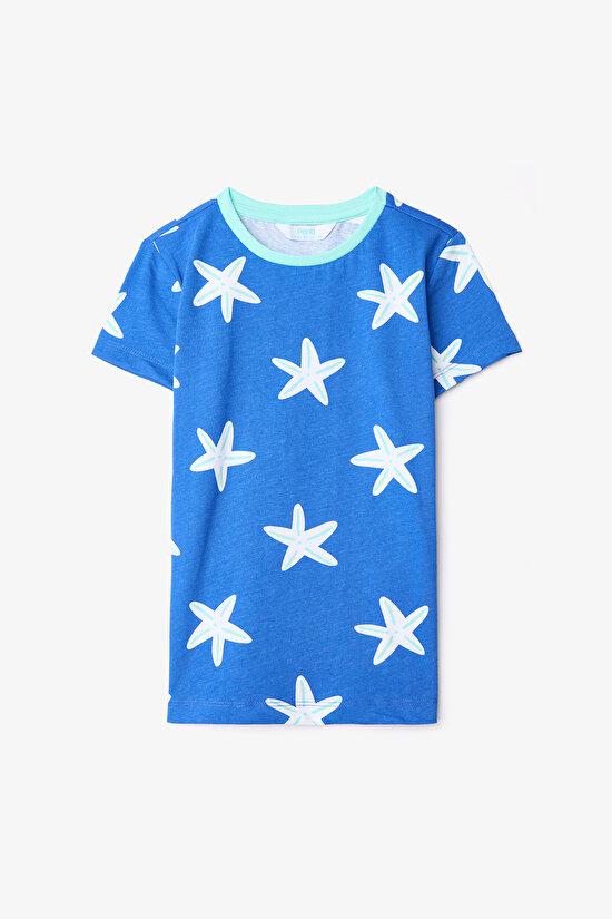 Erkek Çocuk Little Star 2li Çok Renkli Pijama Takımı - 1