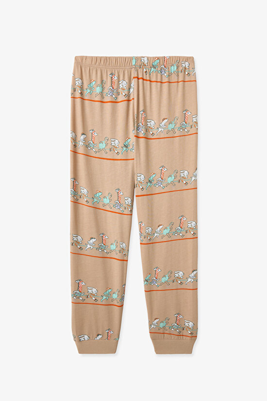 Açık Yeşil Erkek Çocuk Turtle First Pijama Takımı - 7