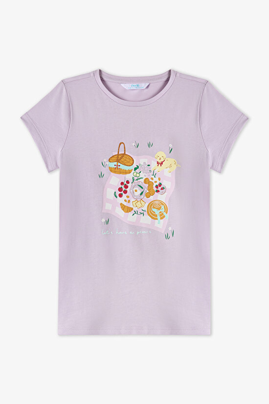 Lilac Girls Picnic 2in1 Pajama Set - 3