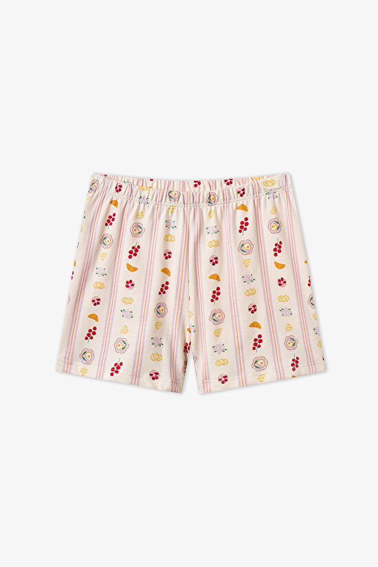 Lilac Girls Picnic 2in1 Pajama Set - 7