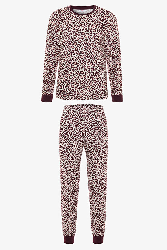 Multi Color Cool Leopard Pant PJ Set - 5
