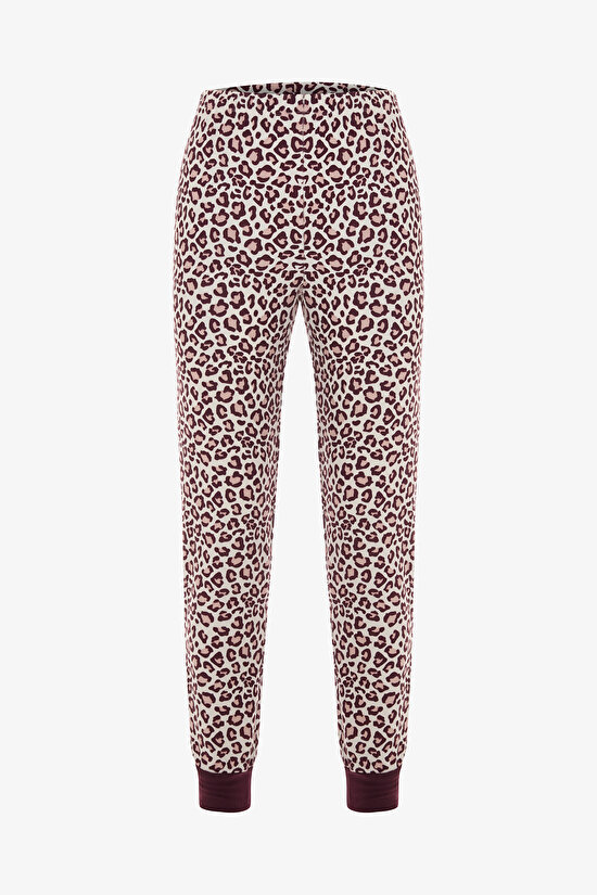 Multi Color Cool Leopard Pant PJ Set - 7