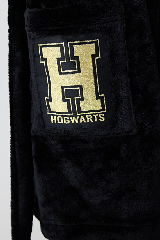 Harry Potter Fluffy Black Robe - 4