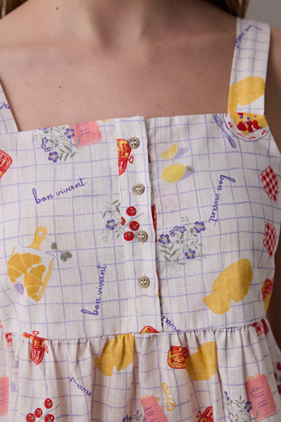 Bon Vivant Multi Colour Athlete PJ Top - 4