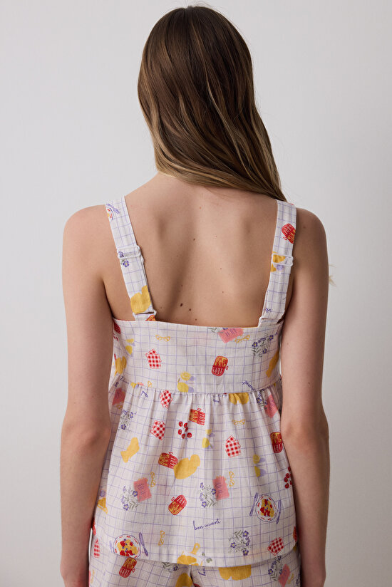 Bon Vivant Multi Colour Athlete PJ Top - 5