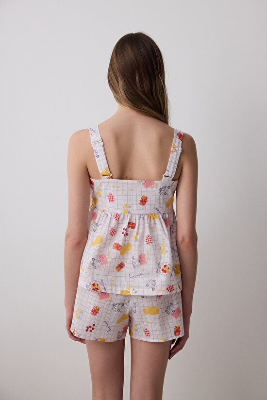 Bon Vivant Multi Colour Athlete PJ Top - 6