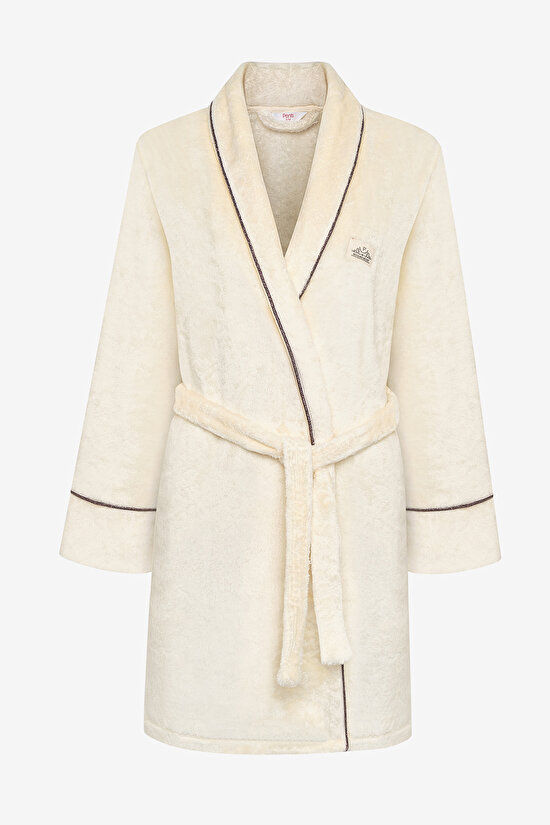 Aria Soft Ekru Sabahlık - 5