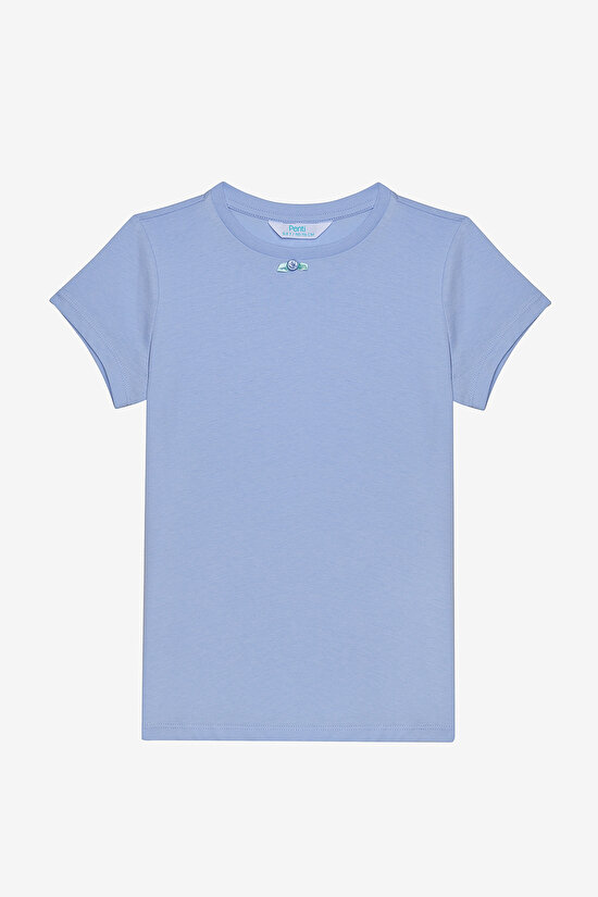 Kız Çocuk Blue Roses Pamuklu 2li Çok Renkli Pijama Takımı - 4