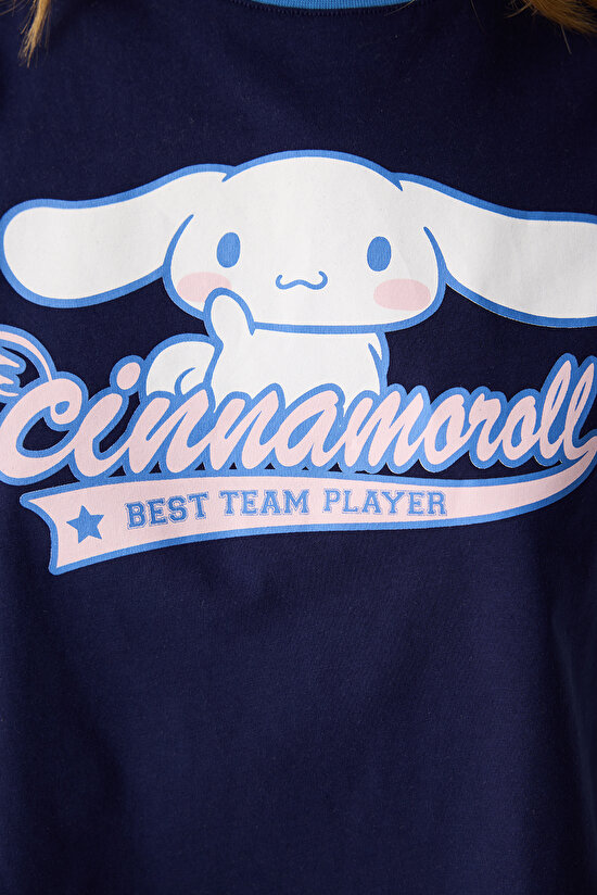 Sanrio Navy Navy Blue Shorts PJ Set - 3