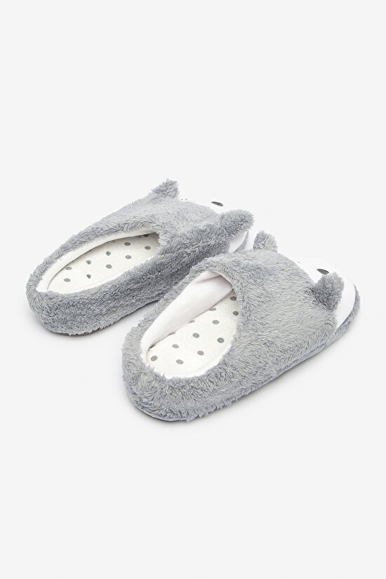 Blue Fluffy Açık Mavi Terlik - 3