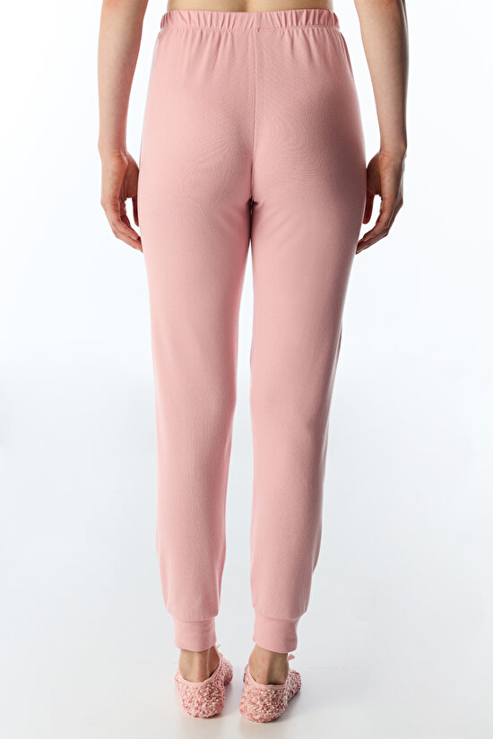 Pembe Countryside Baskılı Çiçekli Pijama Altı - 3