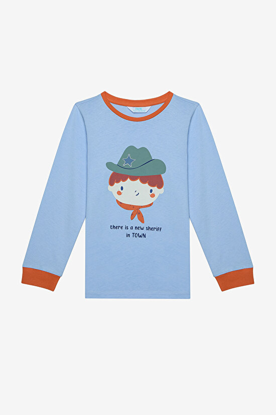 Erkek Çocuk New Sheriff Pamuklu 2li Çok Renkli Pijama Takımı - 3