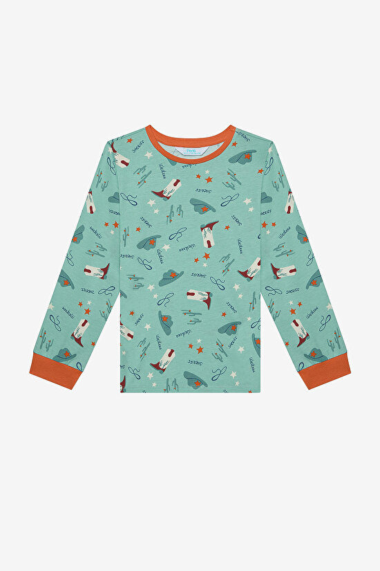 Erkek Çocuk New Sheriff Pamuklu 2li Çok Renkli Pijama Takımı - 6